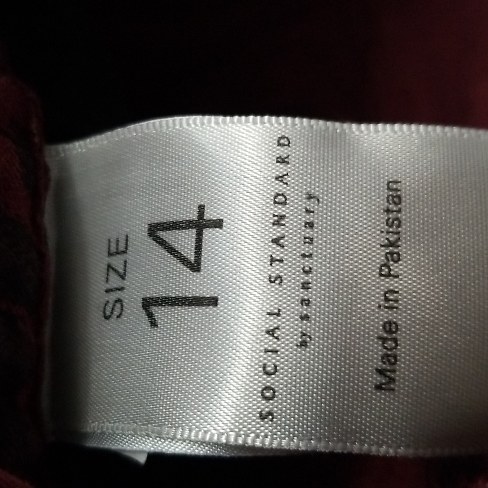 Social Standard by Sanctuary Leopard Ankle Skinny Size 14 - Picture 4 of 8